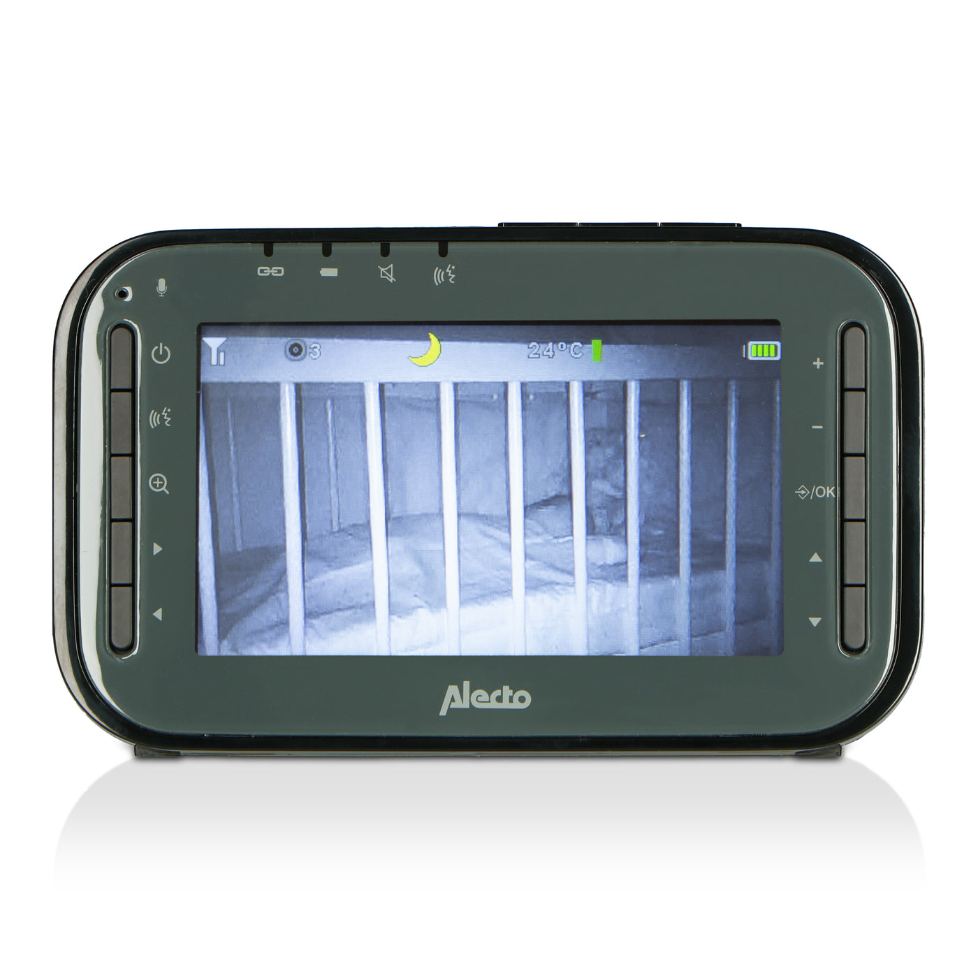 Alecto DVM200MBK - Babyphone mit Kamera und 4,3"-Farbdisplay, Schwarz