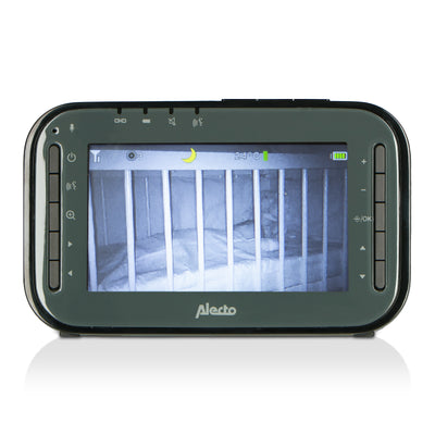 Alecto DVM200MBK - Babyphone mit Kamera und 4,3"-Farbdisplay, Schwarz