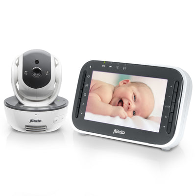 Alecto DVM200M - Babyphone mit Kamera und 4,3"-Farbdisplay, Weiß/Anthrazit