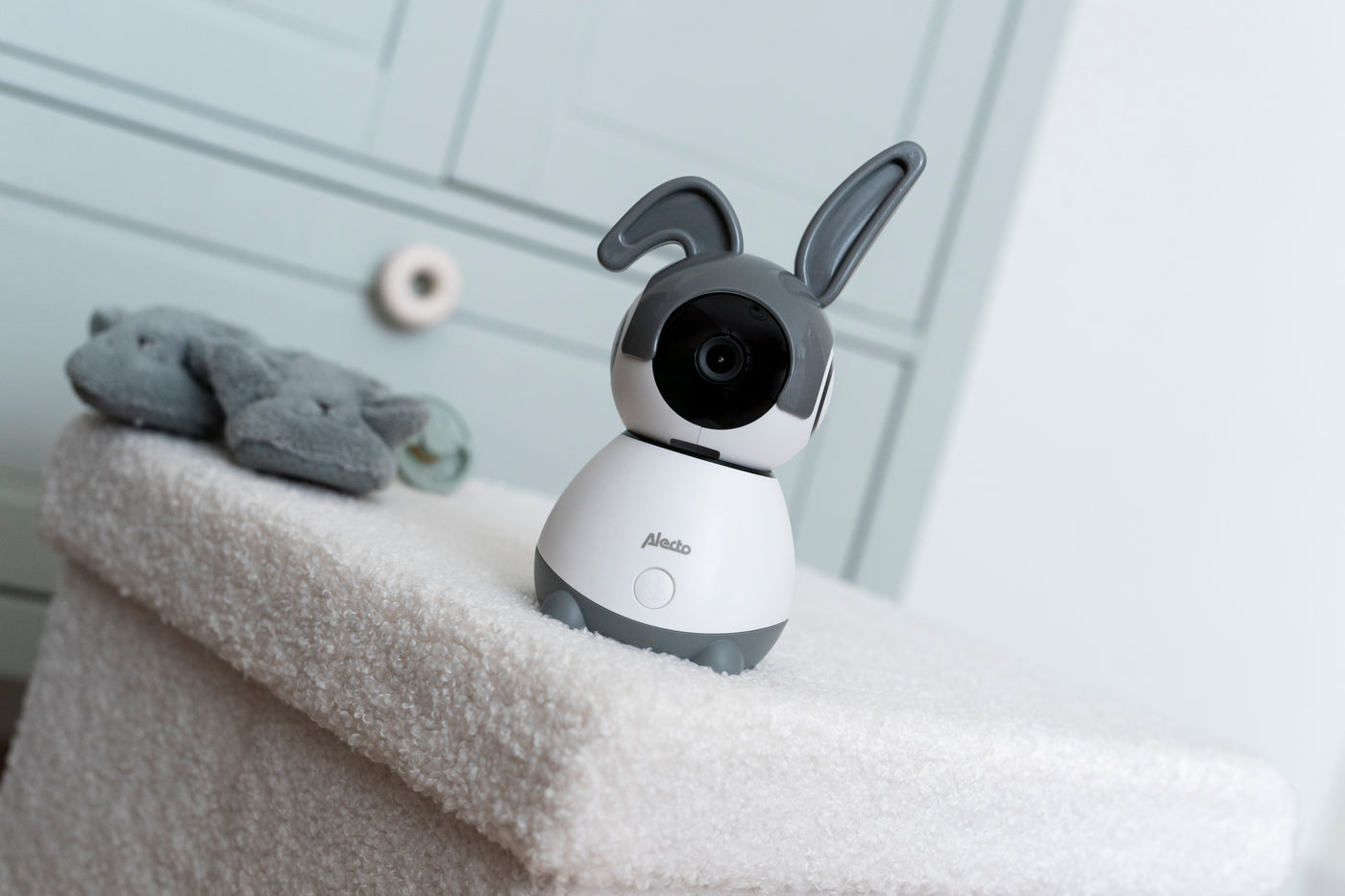 Alecto SMARTBABY10 - WLAN-Babyphone mit Kamera - Weiß/Grau