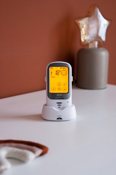 Alecto DBX-68 - Babyphone für den Außenbereich mit großer Reichweite, weiß/anthrazit