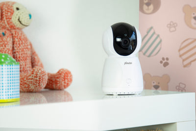 Alecto DVM-275 - Babyphone mit Kamera und 5" Farbdisplay, Weiß