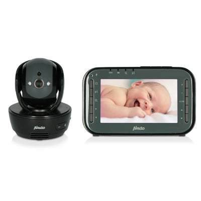 Alecto DVM200MBK - Babyphone mit Kamera und 4,3"-Farbdisplay, Schwarz