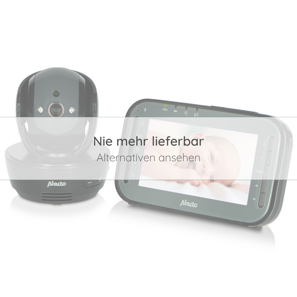 Alecto DVM200BK - Babyphone mit Kamera und 4,3"-Farbdisplay, Schwarz
