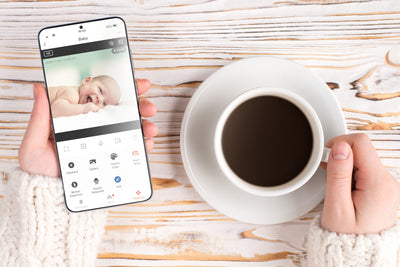 Alecto SMARTBABY5 - WLAN-Babyphone mit Kamera - Weiß