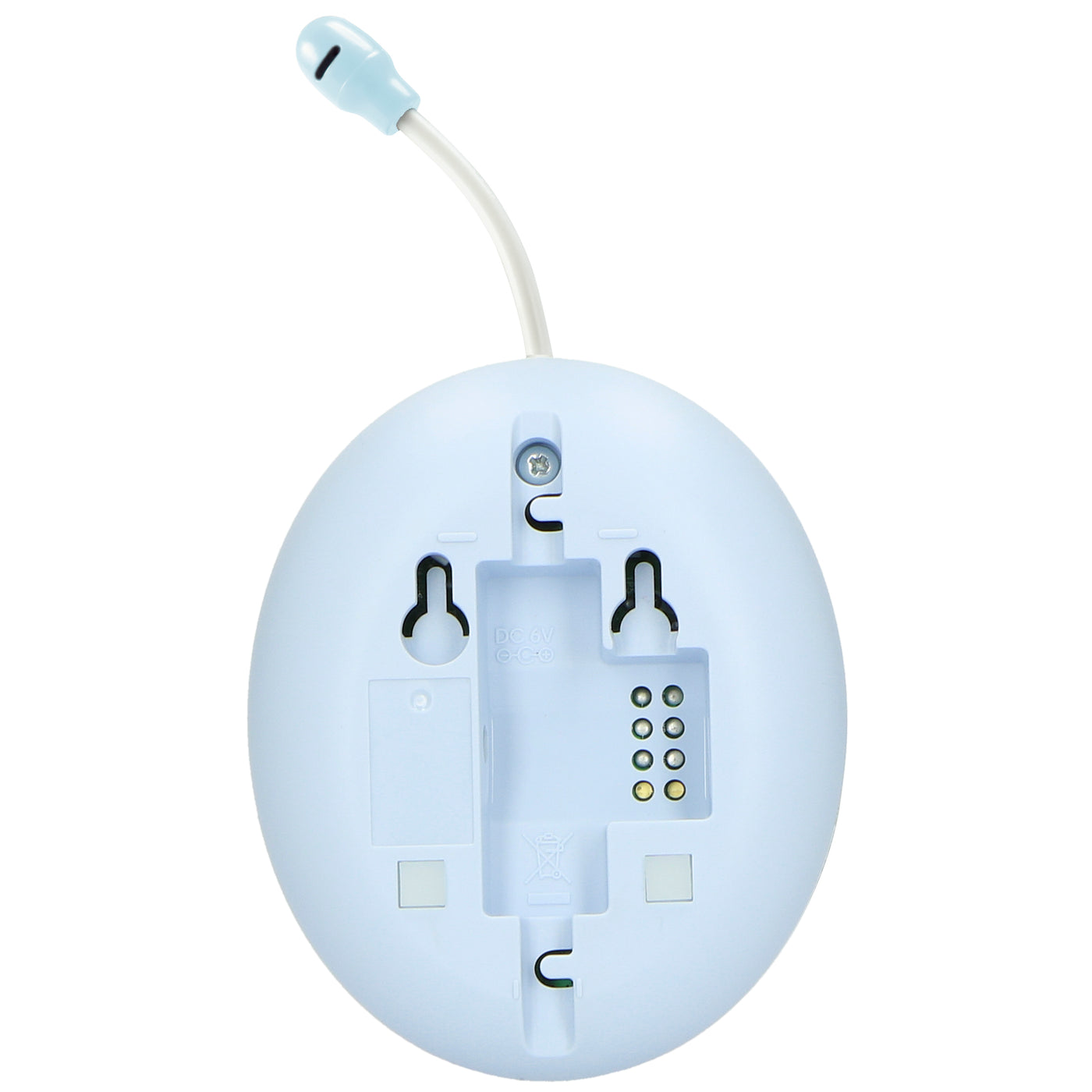 Alecto DBX-112 - DECT Babyphone mit Full ECO-Modus und Display, weiß/blau