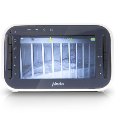 Alecto DVM200M - Babyphone mit Kamera und 4,3"-Farbdisplay, Weiß/Anthrazit