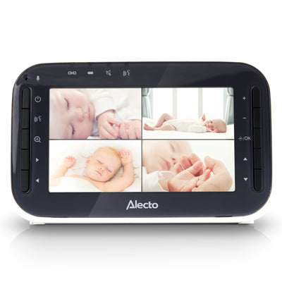 Alecto DVM200M - Babyphone mit Kamera und 4,3"-Farbdisplay, Weiß/Anthrazit