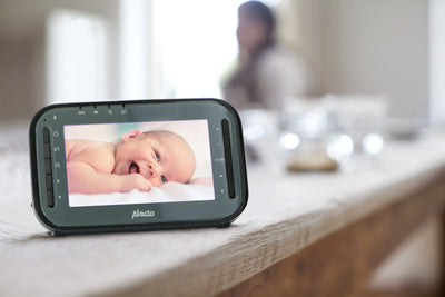 Alecto DVM200MBK - Babyphone mit Kamera und 4,3"-Farbdisplay, Schwarz