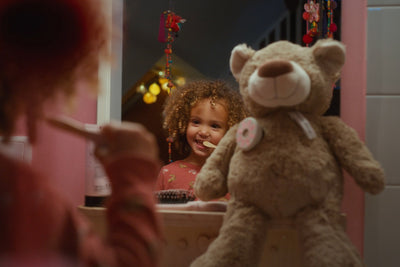 Alecto Baby HeeHee + teddybär - Chat-Schaltfläche, macht Ihr Kuscheltier zum interaktiven Freund