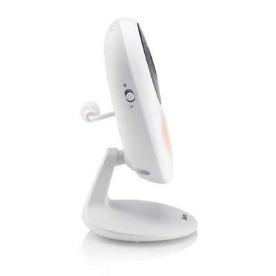 Alecto DVM2028 - Babyphone mit Kamera und 2.8" Bildschirm - Nachtsicht und Temperaturanzeige - Weiß/Grau