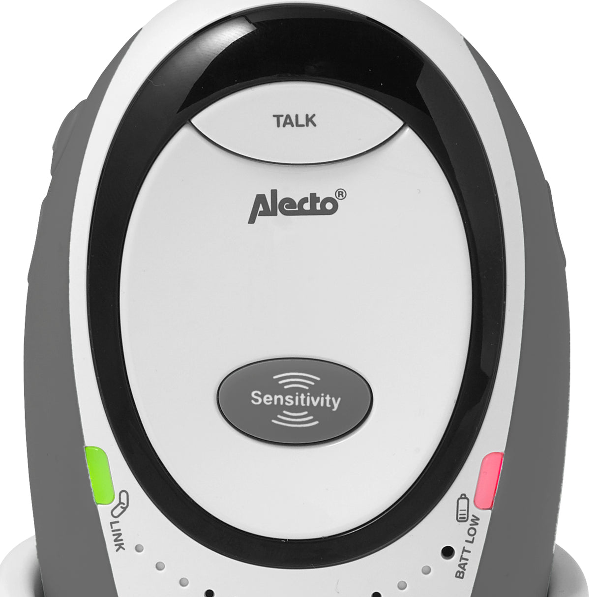 Alecto DBX-85 LIMITED - DECT Babyphone mit Full ECO-Modus, weiß/anthrazit