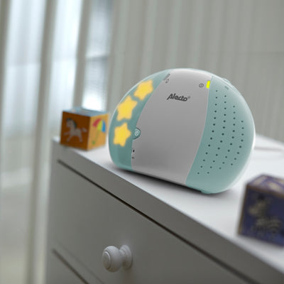 Alecto DBX-85MT - DECT Babyphone mit Full ECO-Modus, weiß/Minzgrün