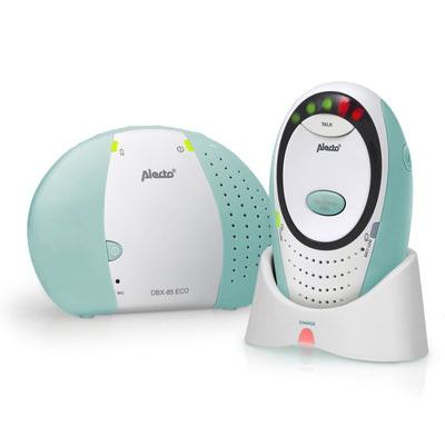 Alecto DBX-85MT - DECT Babyphone mit Full ECO-Modus, weiß/Minzgrün
