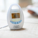 Alecto DBX-20 - Digitales Babyphone mit Display, weiß/blau