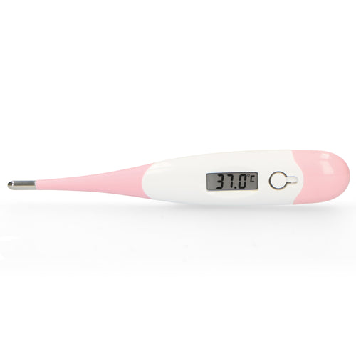 Alecto BC-19RE - Digitales Fieberthermometer, Rosa