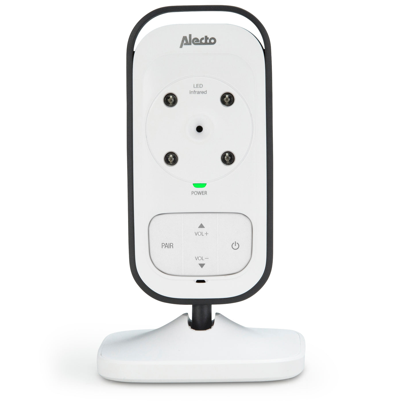 Alecto DVM-73 - Babyphone mit Kamera und 2.4"-Farbdisplay, Weiß/Anthrazit
