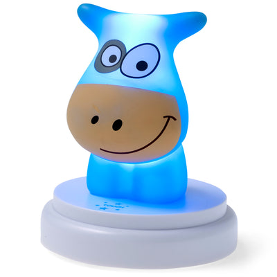 Alecto NAUGHTY COW - LED-Nachtlicht, Kuh, blau