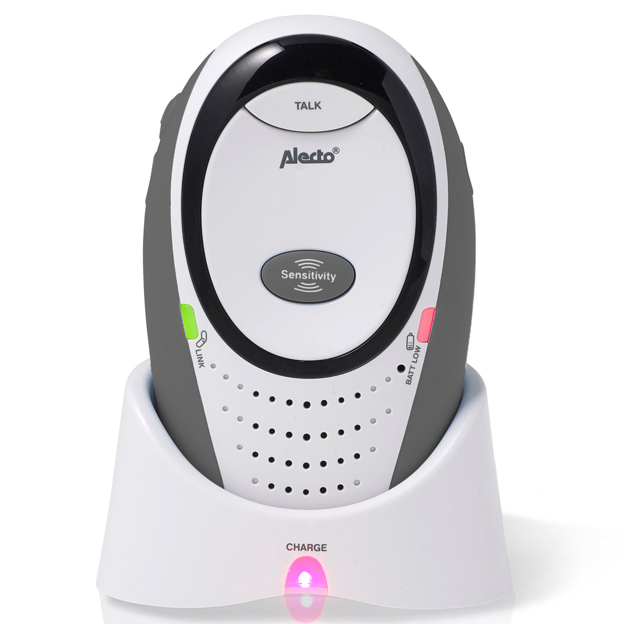 Alecto DBX-85 LIMITED - DECT Babyphone mit Full ECO-Modus, weiß/anthrazit