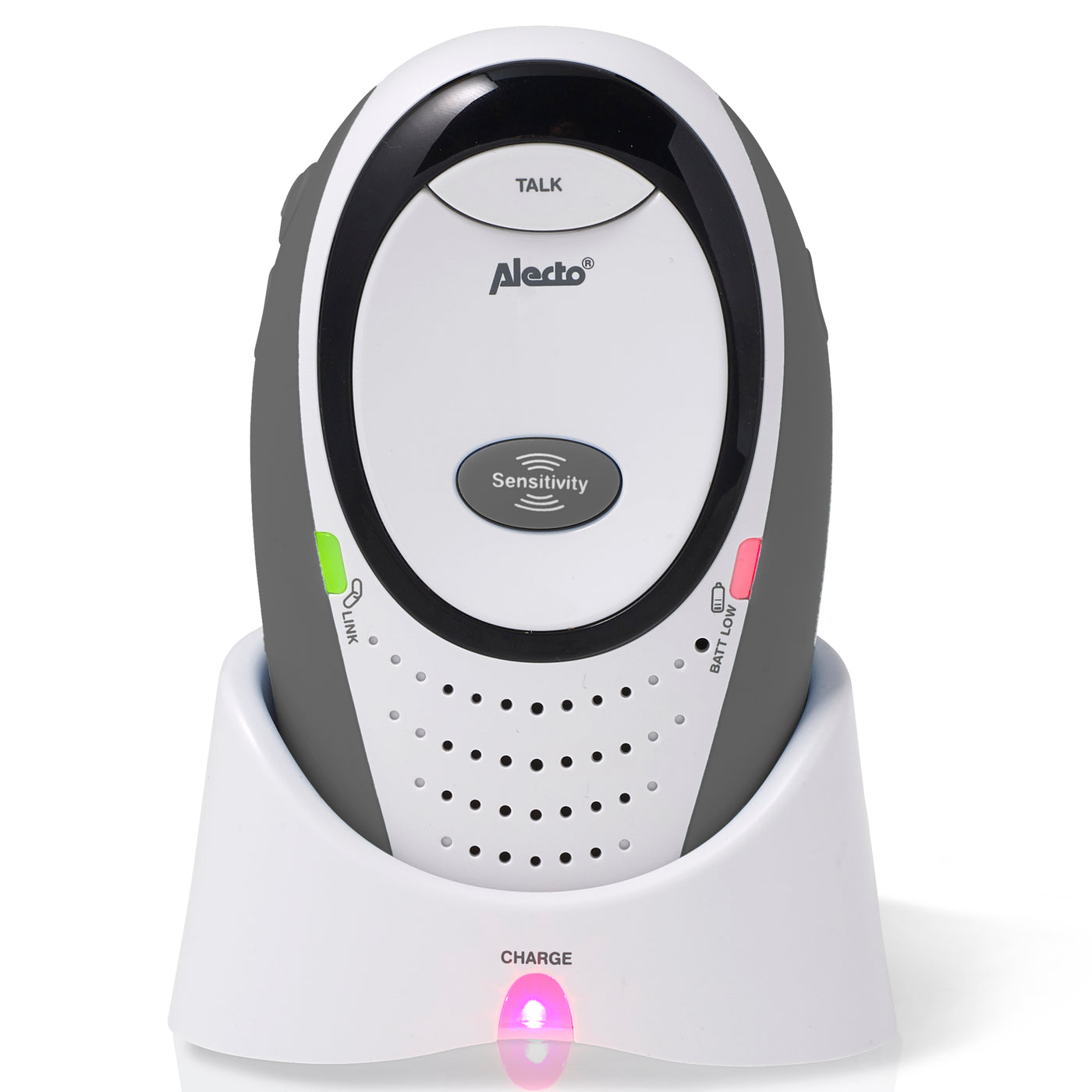 Alecto DBX-85 LIMITED - DECT Babyphone mit Full ECO-Modus, weiß/anthrazit