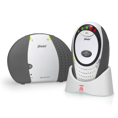 Alecto DBX-85 LIMITED - DECT Babyphone mit Full ECO-Modus, weiß/anthrazit