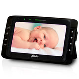 Alecto DVM-250ZT - Babyphone mit Kamera und 5"-Farbdisplay, Schwarz