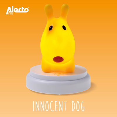 Alecto INNOCENT DOG - LED-Nachtlicht, Hund, gelb