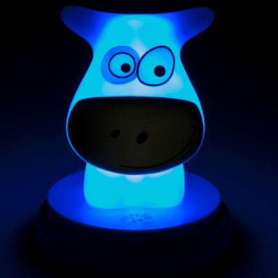 Alecto NAUGHTY COW - LED-Nachtlicht, Kuh, blau