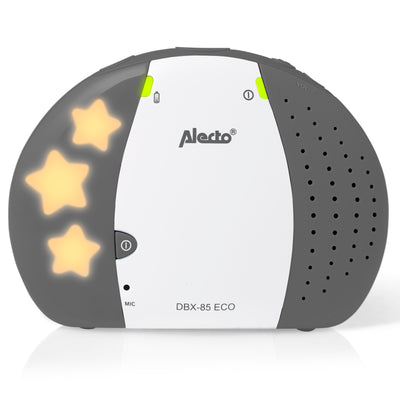 Alecto DBX-85 LIMITED - DECT Babyphone mit Full ECO-Modus, weiß/anthrazit