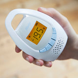 Alecto DBX-20 - Digitales Babyphone mit Display, weiß/blau