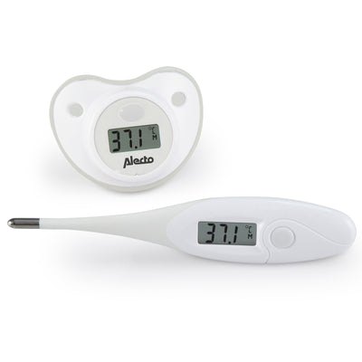 Alecto BC-04 - Baby Thermometerset 2-teilig, weiß