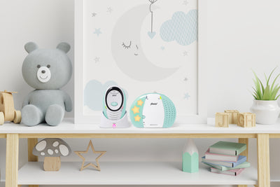 Alecto DBX-85MT - DECT Babyphone mit Full ECO-Modus, weiß/Minzgrün