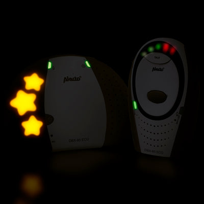 Alecto DBX-85 LIMITED - DECT Babyphone mit Full ECO-Modus, weiß/anthrazit