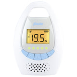 Alecto DBX-20 - Digitales Babyphone mit Display, weiß/blau