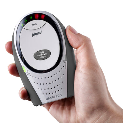 Alecto DBX-85 LIMITED - DECT Babyphone mit Full ECO-Modus, weiß/anthrazit