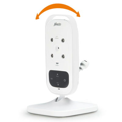 Alecto DVM-76 - Babyphone mit Kamera und 2.8"-Farbdisplay, Weiß/Anthrazit