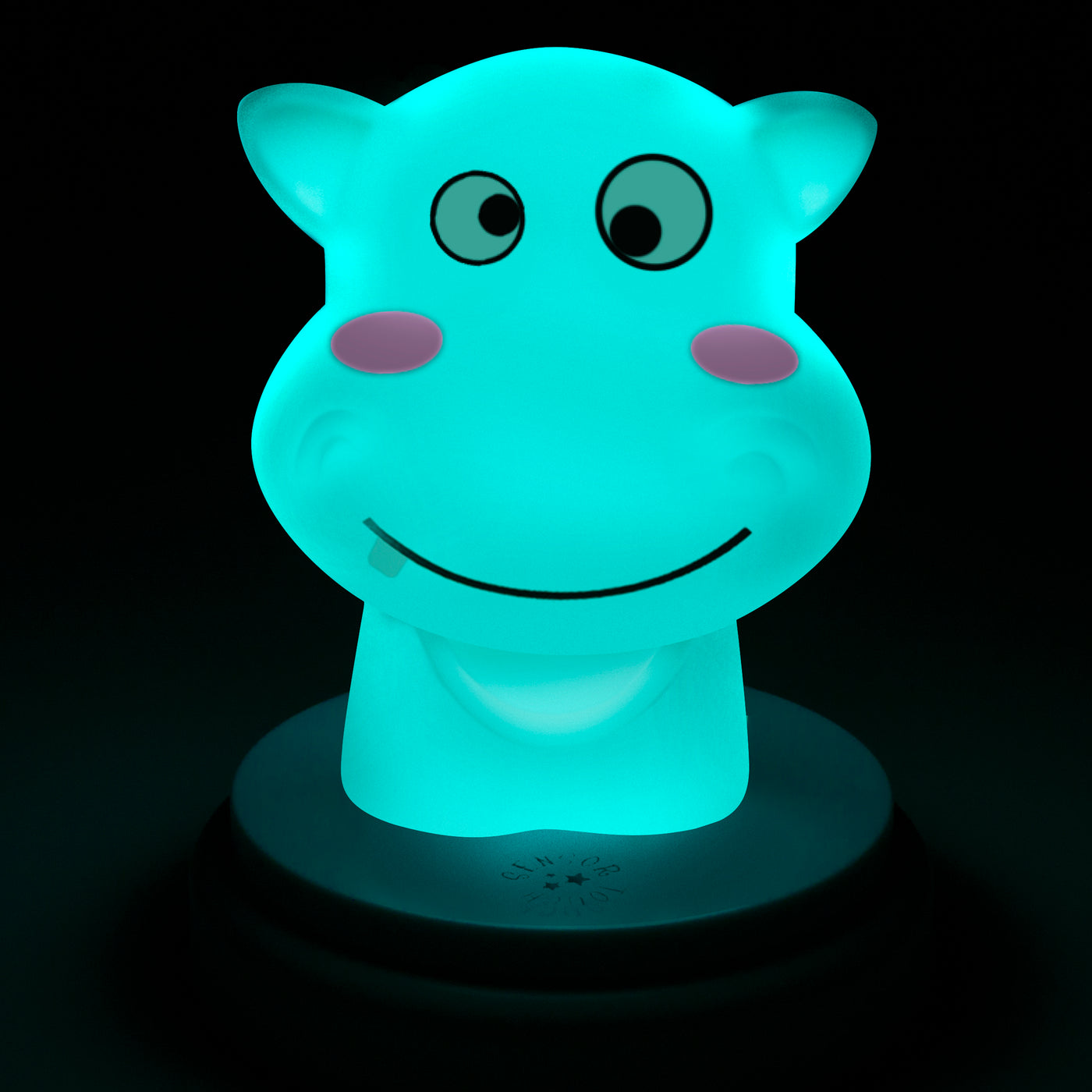 Alecto SILLY HIPPO - LED-Nachtlicht, Nilpferd, blau