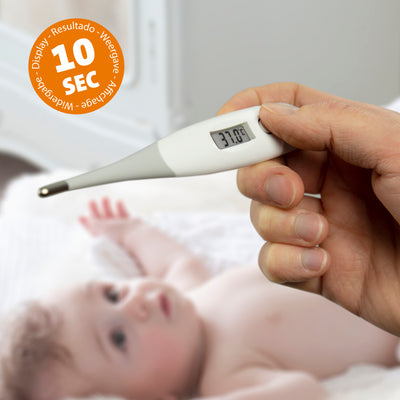 Alecto BC-19GS - Digitales Fieberthermometer, Grau