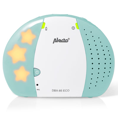 Alecto DBX-85MT - DECT Babyphone mit Full ECO-Modus, weiß/Minzgrün
