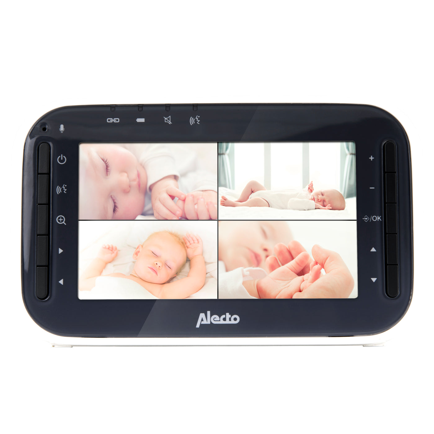 Alecto DVM-200+DVM-201 - Video-Babyphone mit 2 Kameras und 4.3" Farbbildschirm