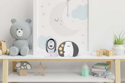 Alecto DBX-85 LIMITED - DECT Babyphone mit Full ECO-Modus, weiß/anthrazit